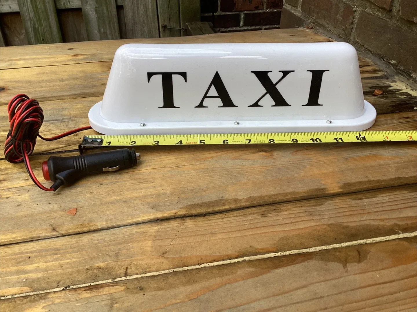 New IZTOSS Taxi Roof Lamp 12 Volt With Magnetic Base Waterproof