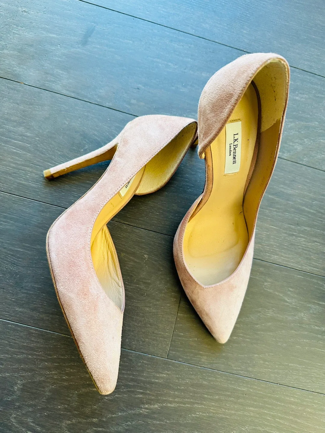 L.K. Bennett London Pink Heels - Size 38, US 7.5 - $100 image indicator(3)
