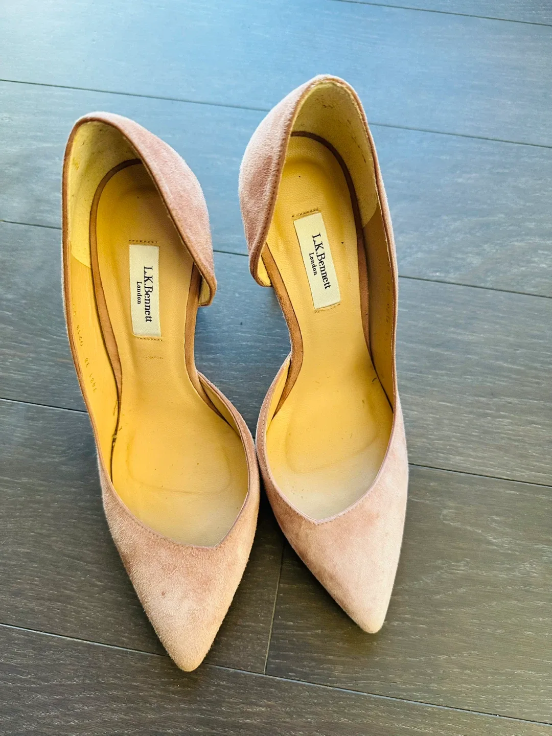 L.K. Bennett London Pink Heels - Size 38, US 7.5 - $100 image indicator(4)