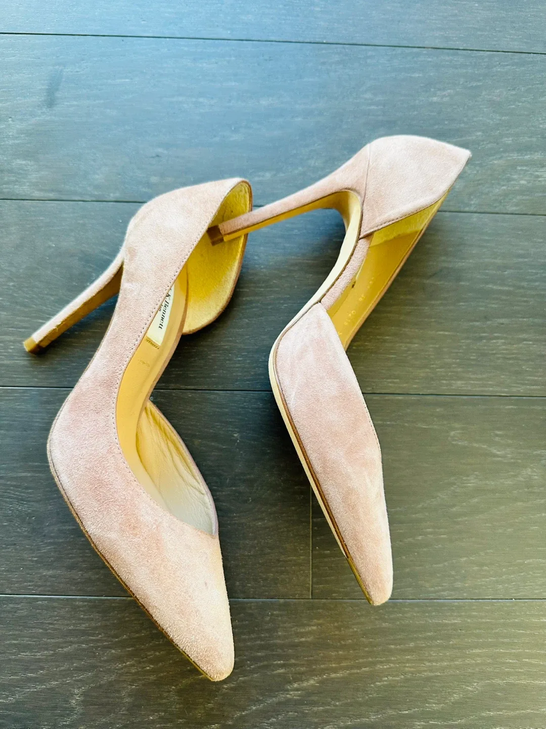 L.K. Bennett London Pink Heels - Size 38, US 7.5 - $100