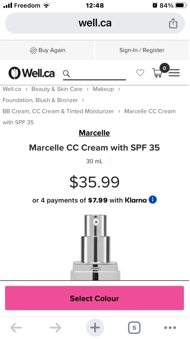 Made in Canada Marcelle CC Cream Light to Medium — Light Beige image indicator(7)