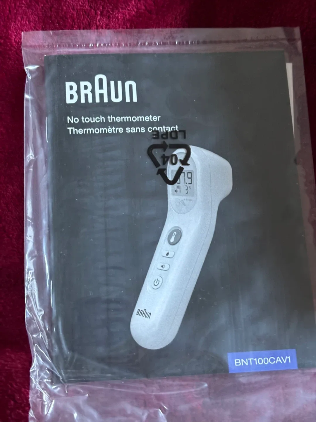 Braun No Touch Thermometer BNT100CAV1 image indicator(3)