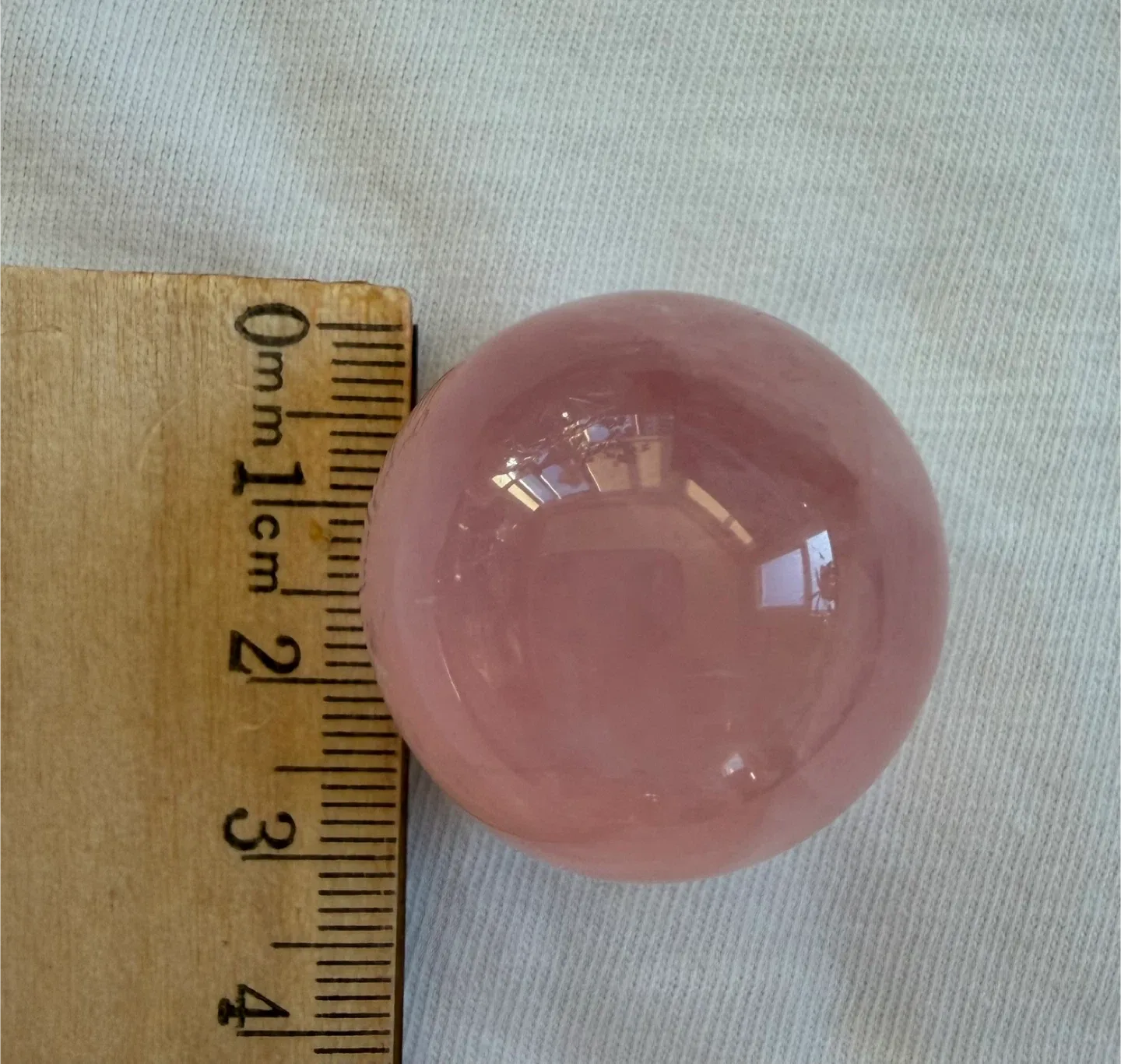 Authentic Rose Quartz Crystal Ball