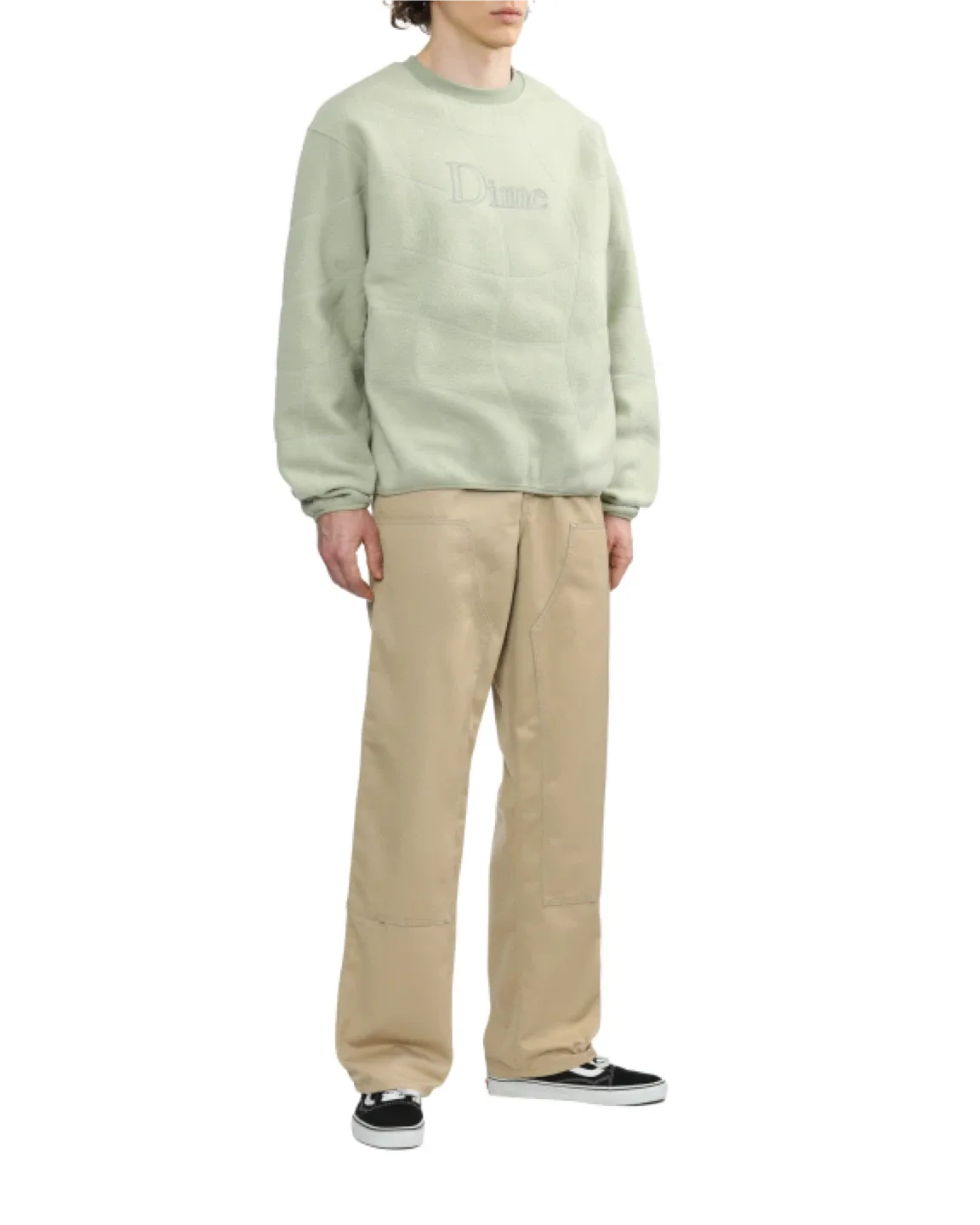 DIME Men’s classic Wave Polar Crewneck - Brand new