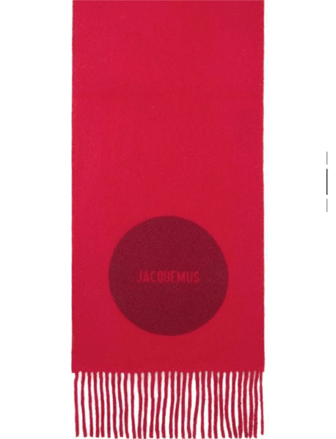 Jacquemus Le Rond Carré Scarf - Red image indicator(3)