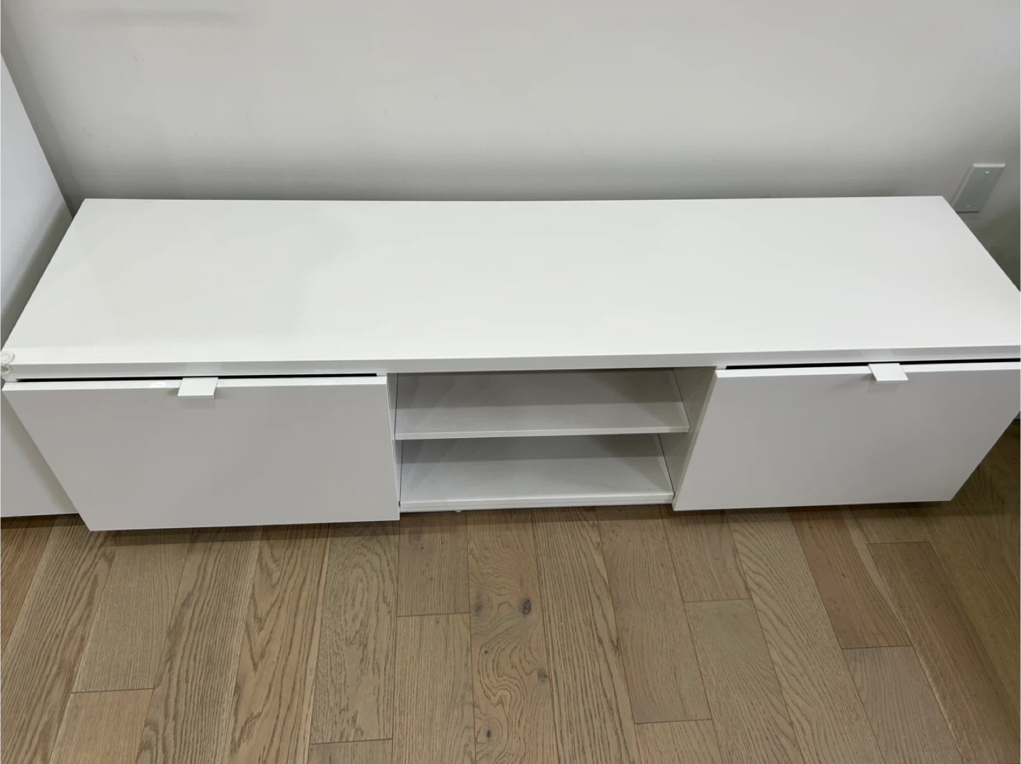 IKEA TV Stand - High Gloss White - photo 2