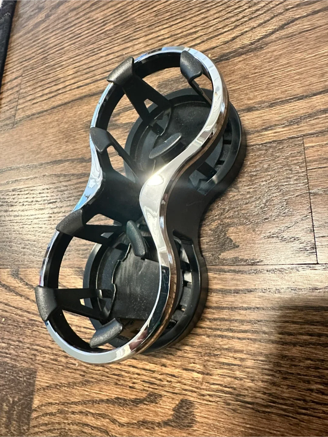 Car Cup Holder - Black & Silver