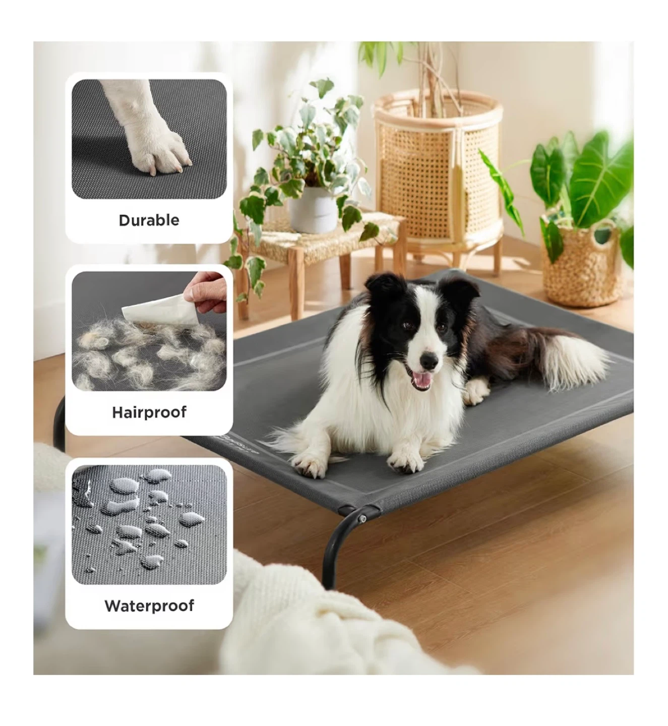 Bedsure Comfy Pet Elevated Dog Bed - size medium - photo 2