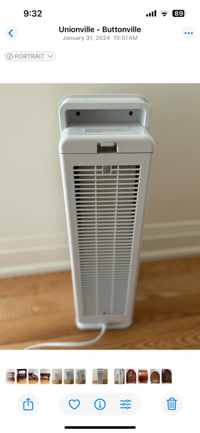 White Air Purifier image indicator(2)