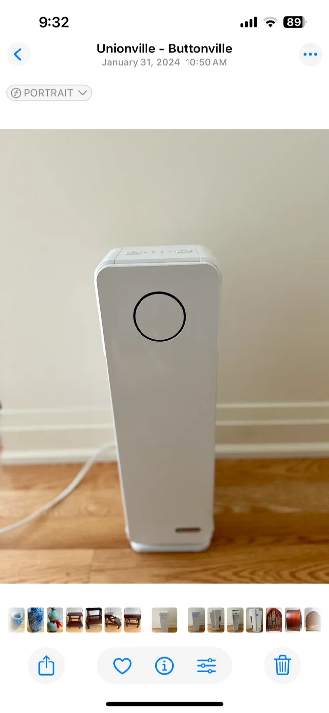 White Air Purifier image indicator(5)