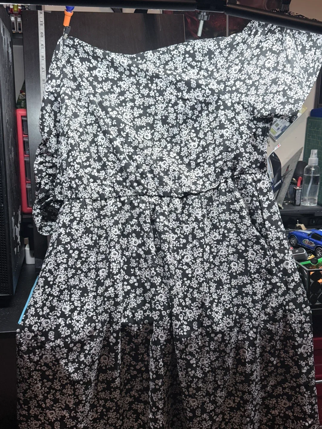 Torrid Mini Dress - Size 0 - Floral Black