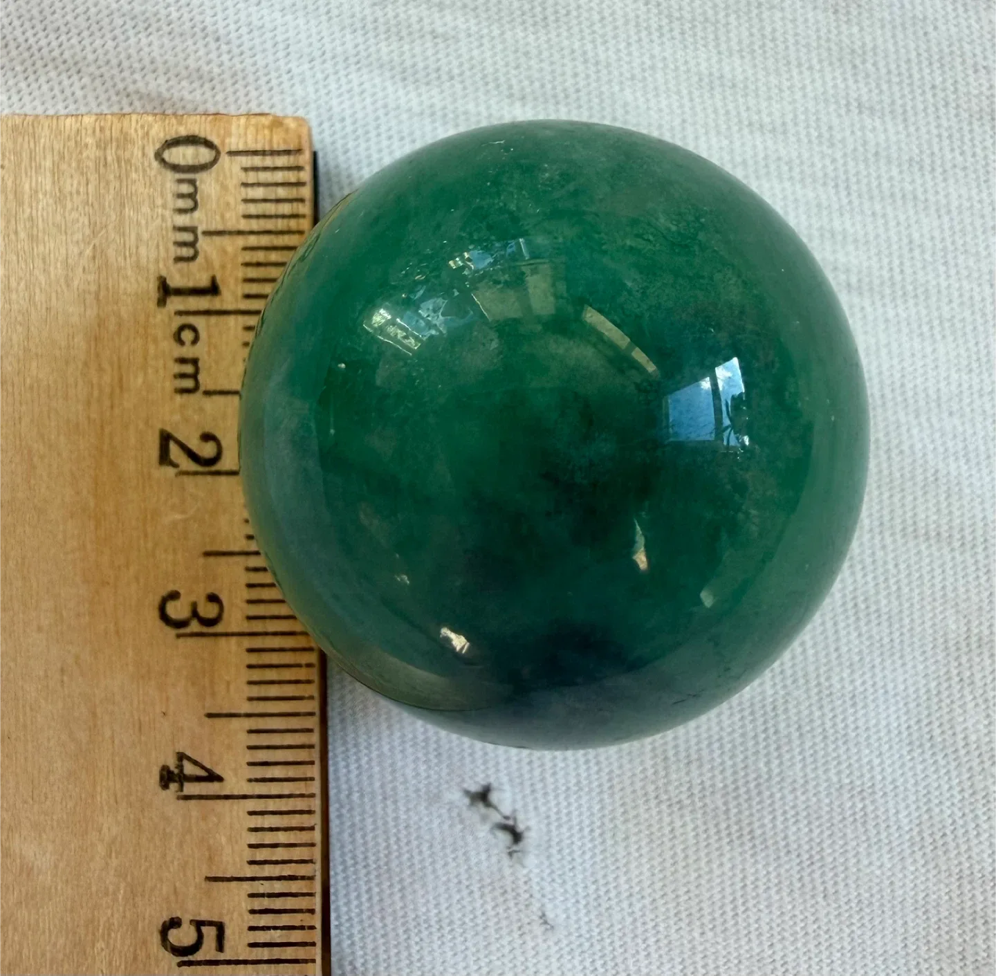 Green Fluorite Sphere