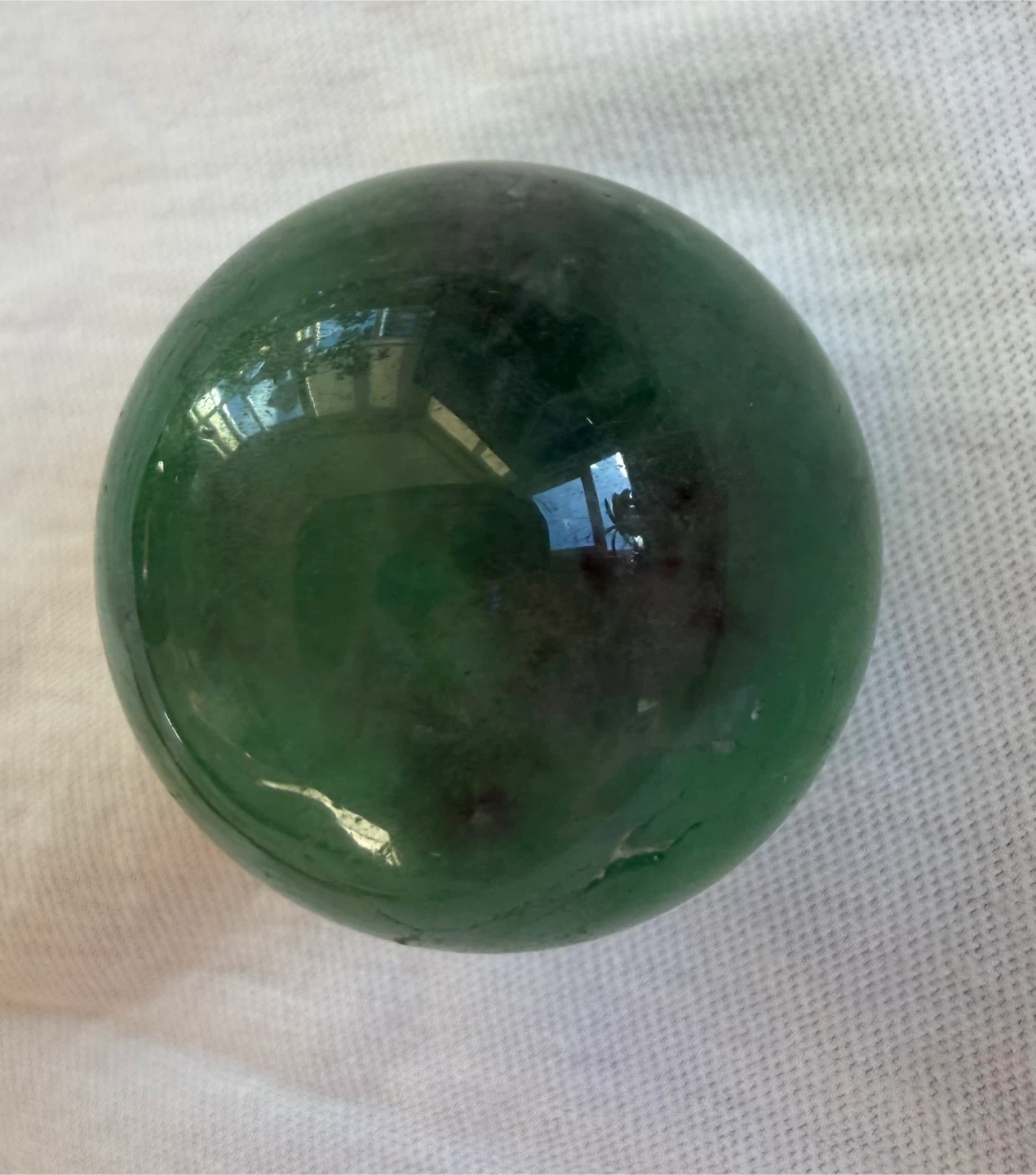 Green Fluorite Sphere - photo 4