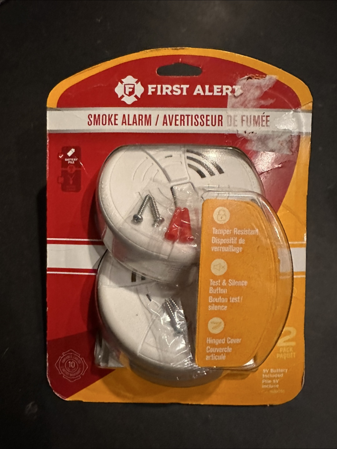 First Alert Smoke Alarm 2-Pack - New