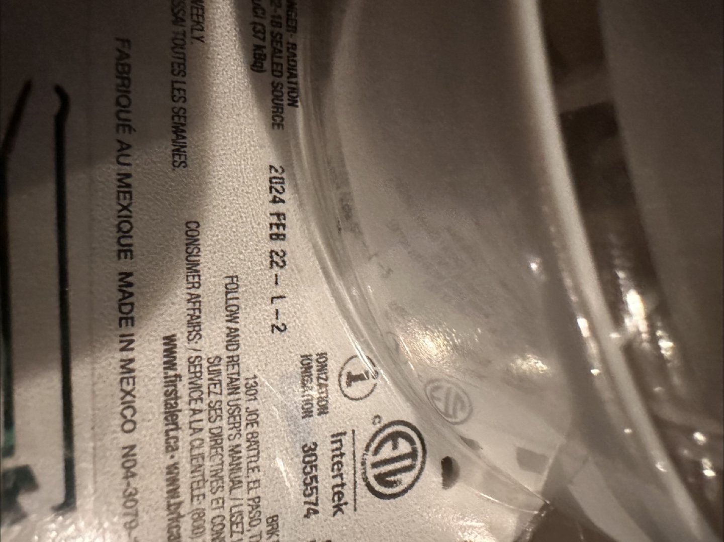 First Alert Smoke Alarm 2-Pack - New - photo 2