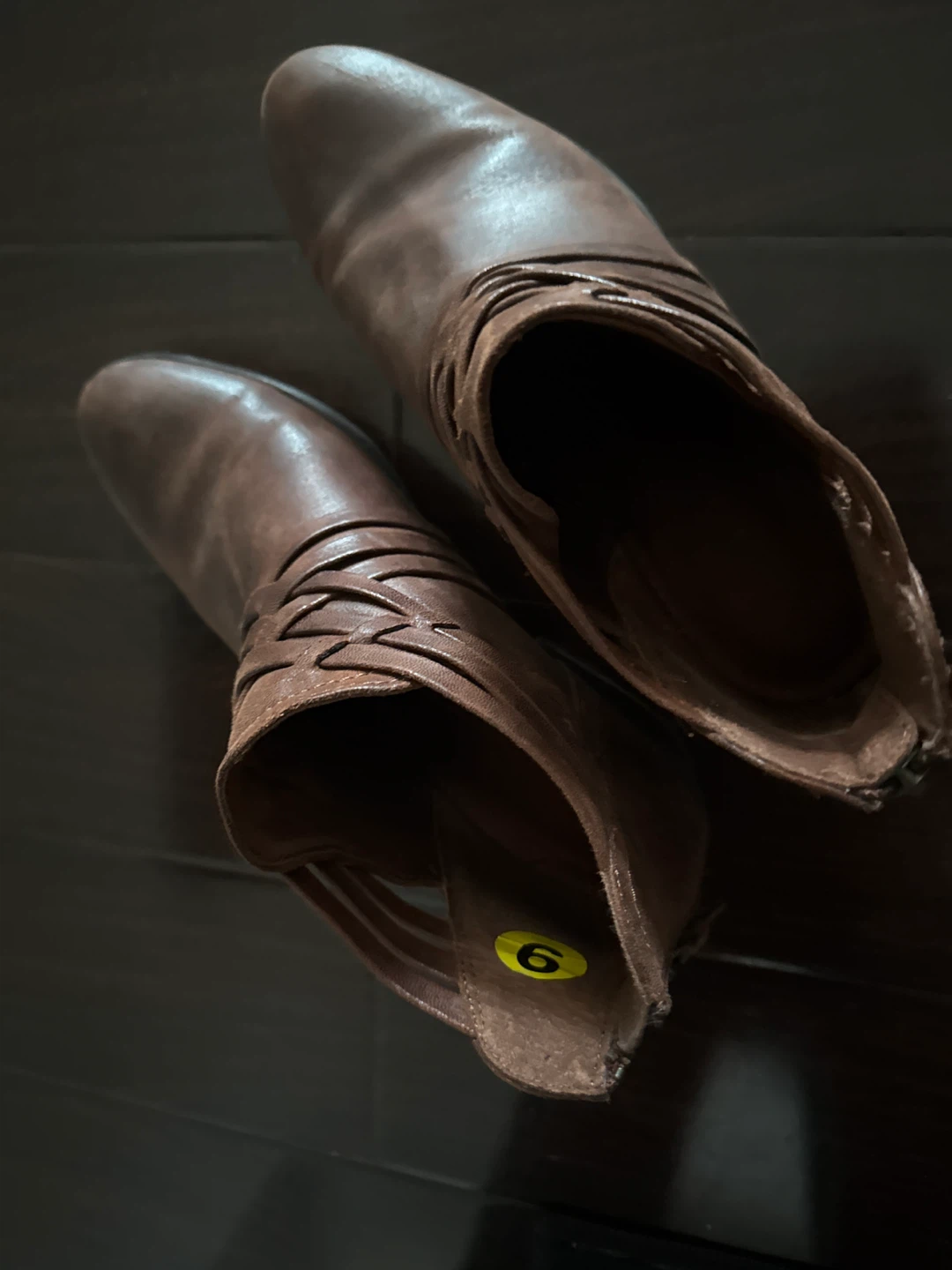 Brown Ankle Boots - Size 6 - photo 3