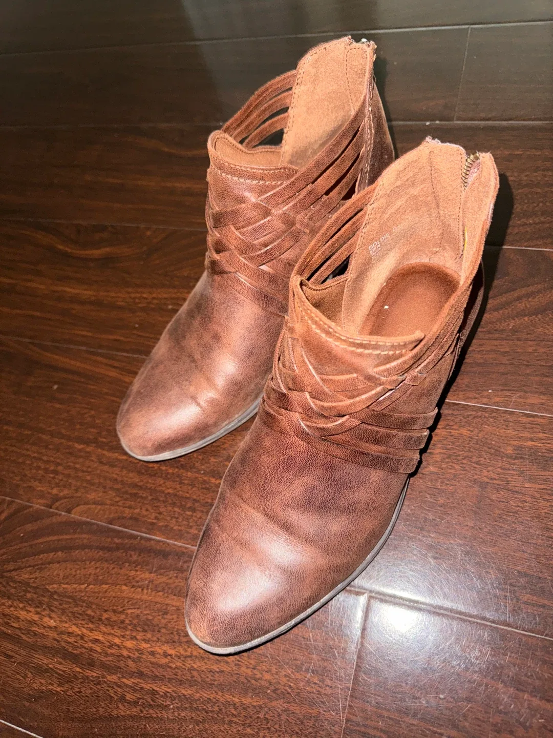 Brown Ankle Boots - Size 6