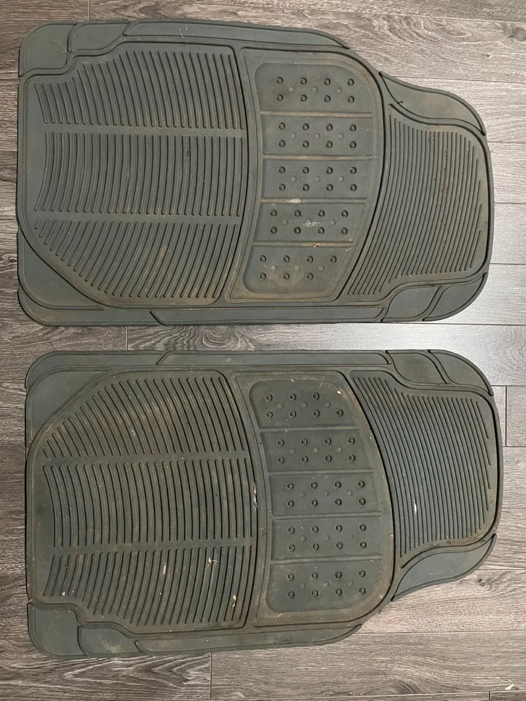 Grey Rubber Car Floor Mats
