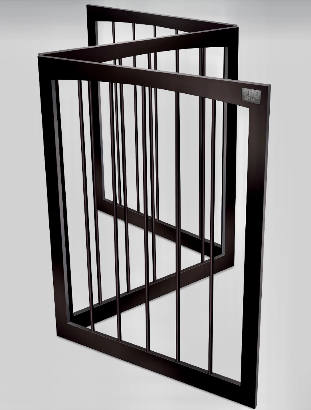 Animal Planet Wooden Pet Gate - Espresso Finish