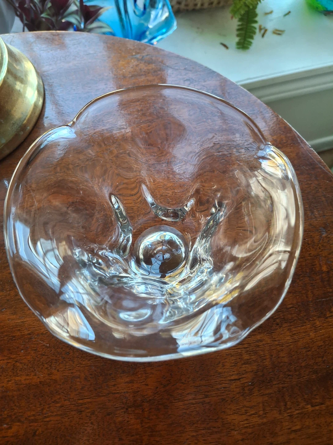 Small glass nut/candy dish - photo 2