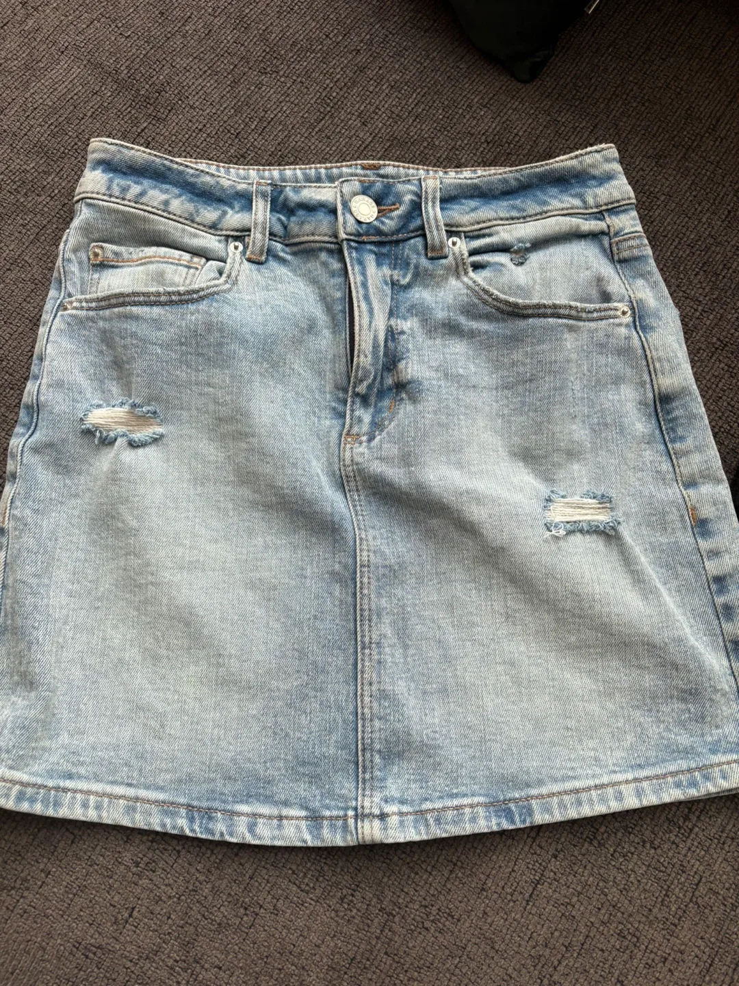 Garage & Hollister Denim Skirts - Size XS/3 image indicator(4)