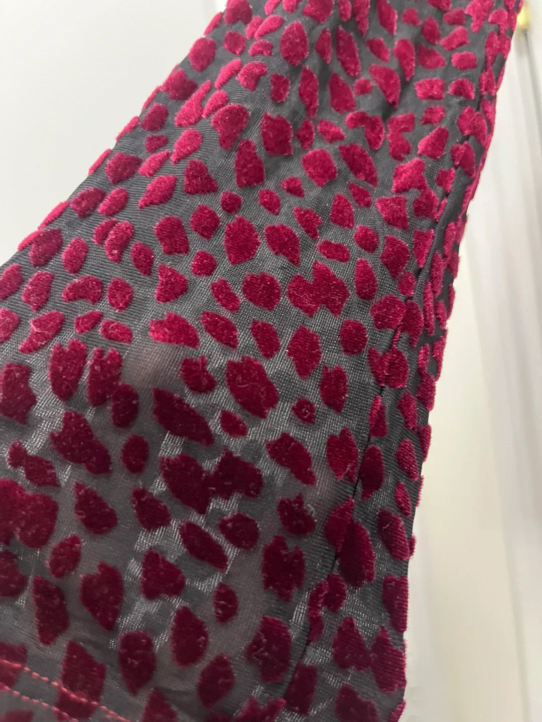 Yaya & Co. Red Peplum Top - Size L image indicator(3)