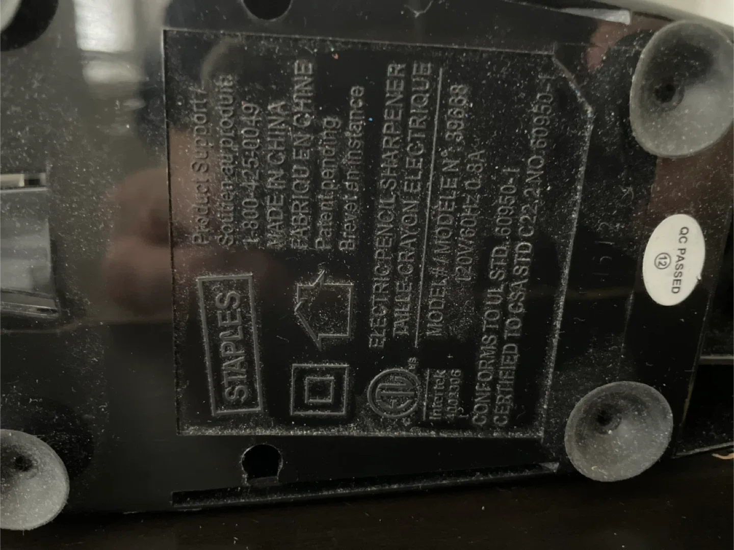 Staples Electric Pencil Sharpener image indicator(5)