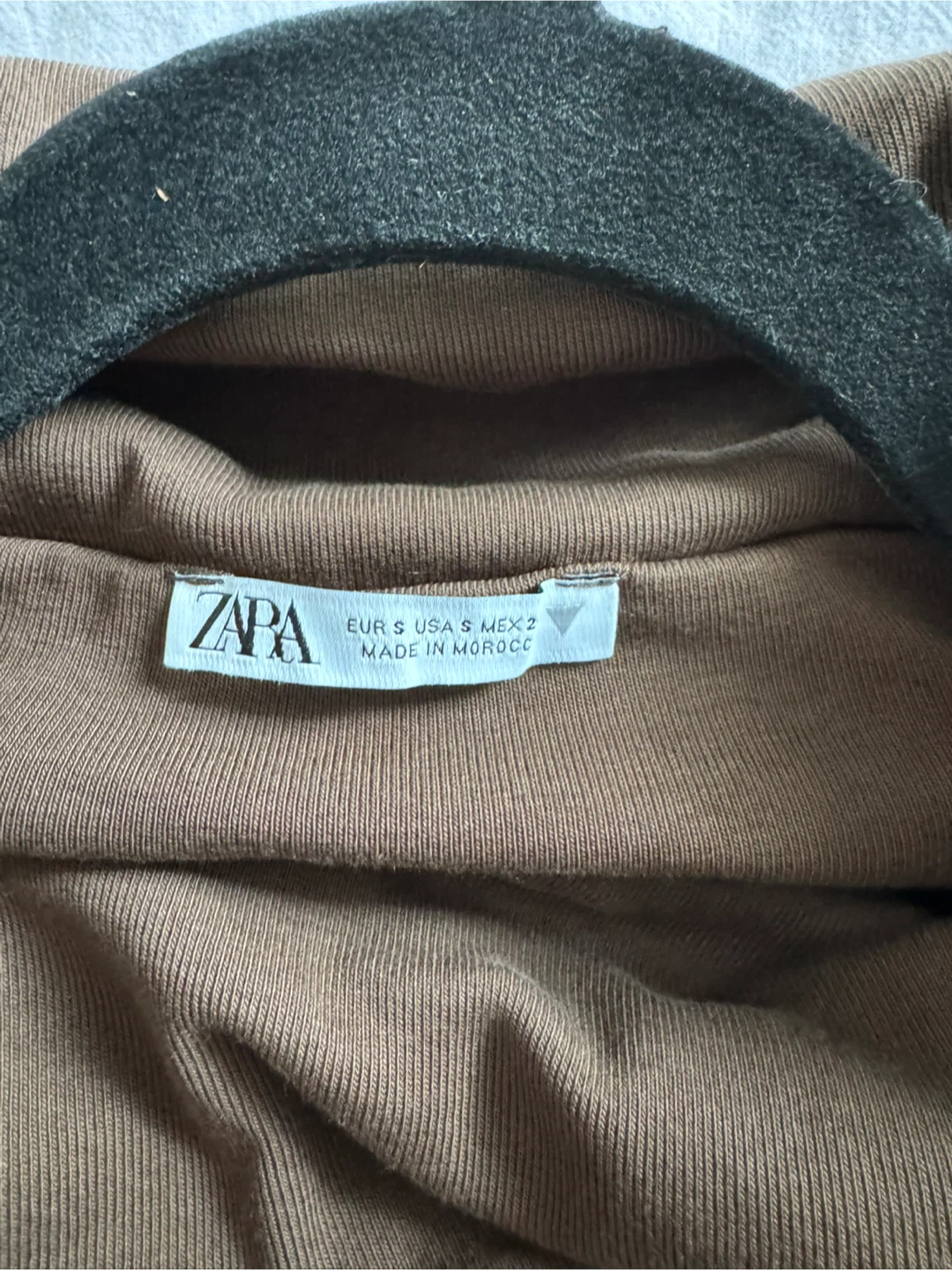 Zara Brown Long Sleeve Dress - Size S - photo 3