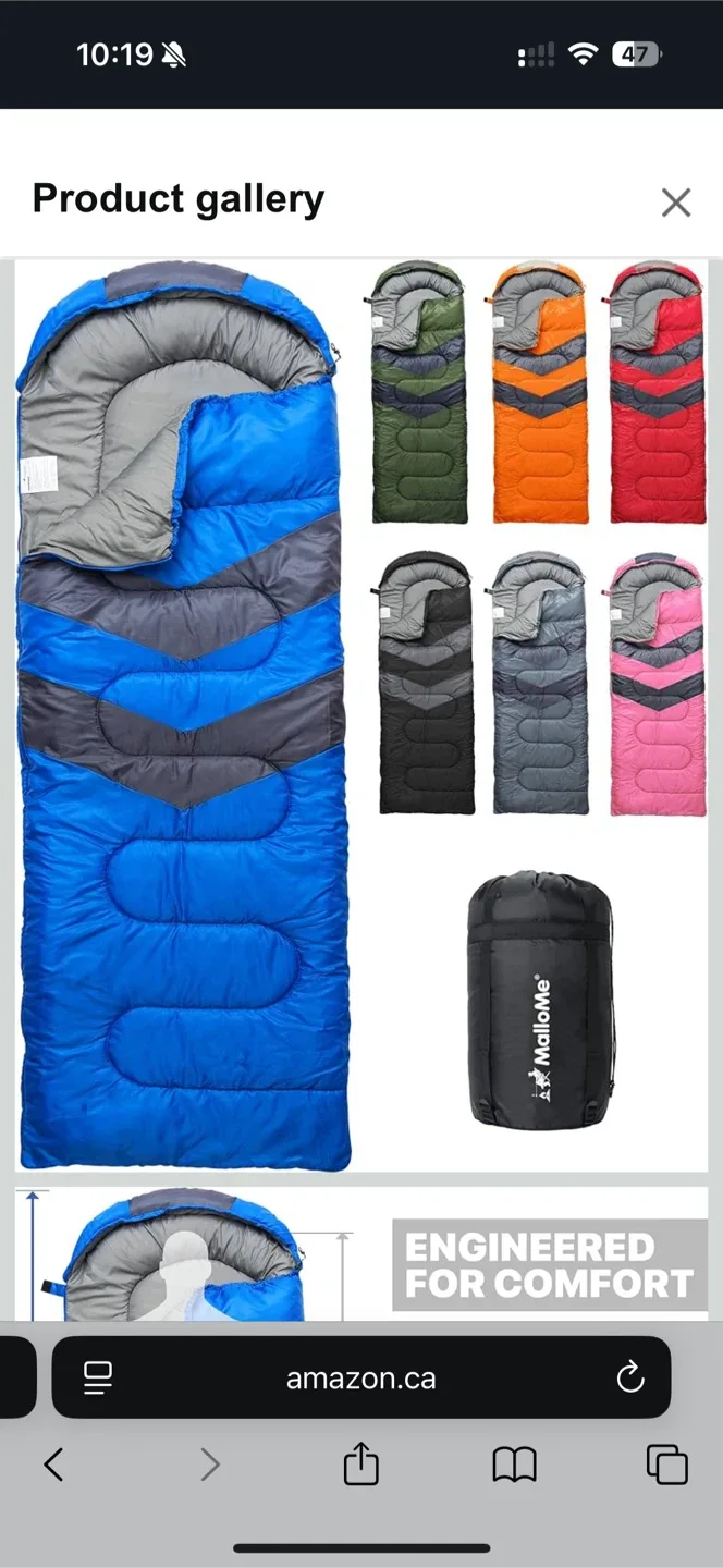 MalloMe Sleeping Bag - Blue image indicator(3)