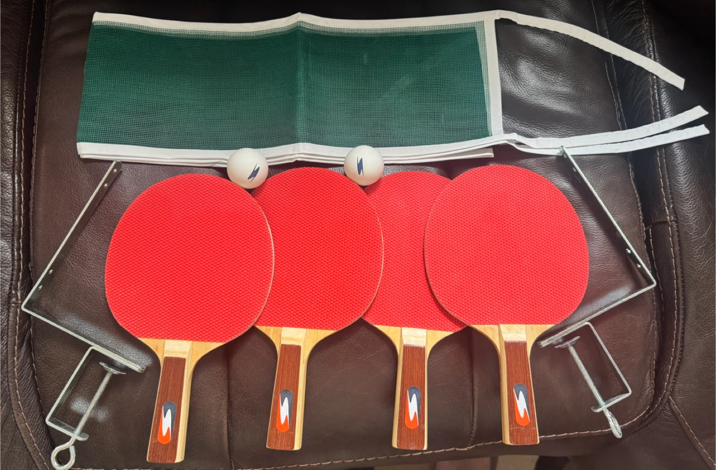 Ping Pong Set - 4 (Paddles, Net, 2 Balls, 4 bats)
