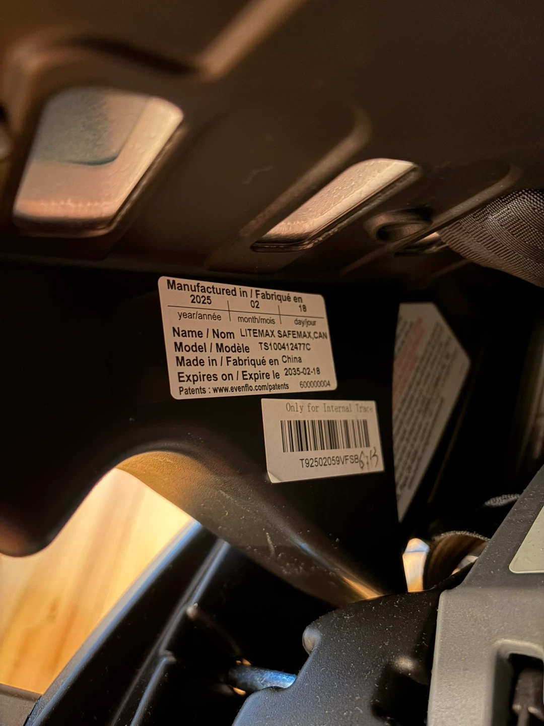 Evenflo LiteMax SafeMax Car Seat - photo 3