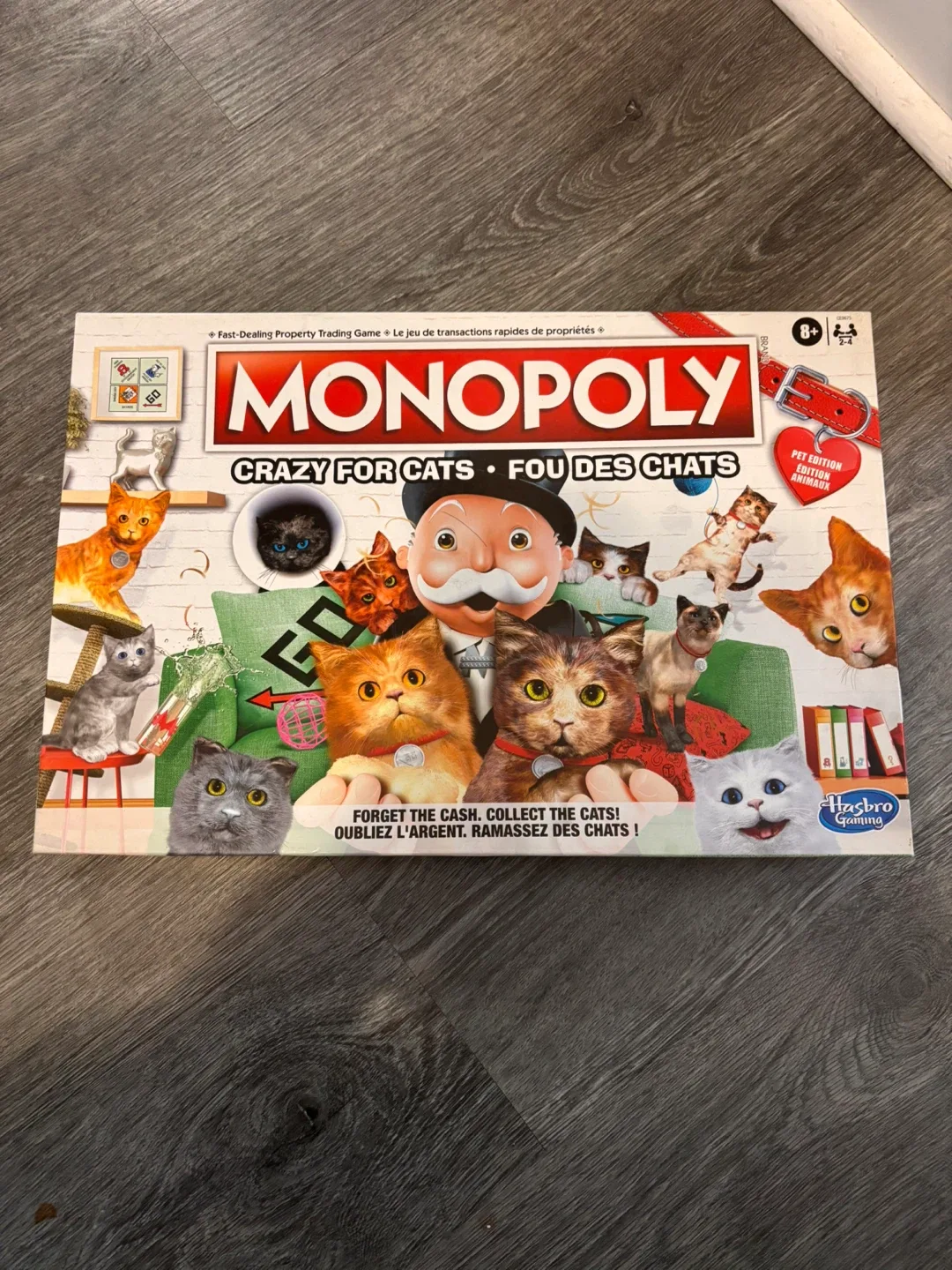 Monopoly Crazy for Cats Board Game