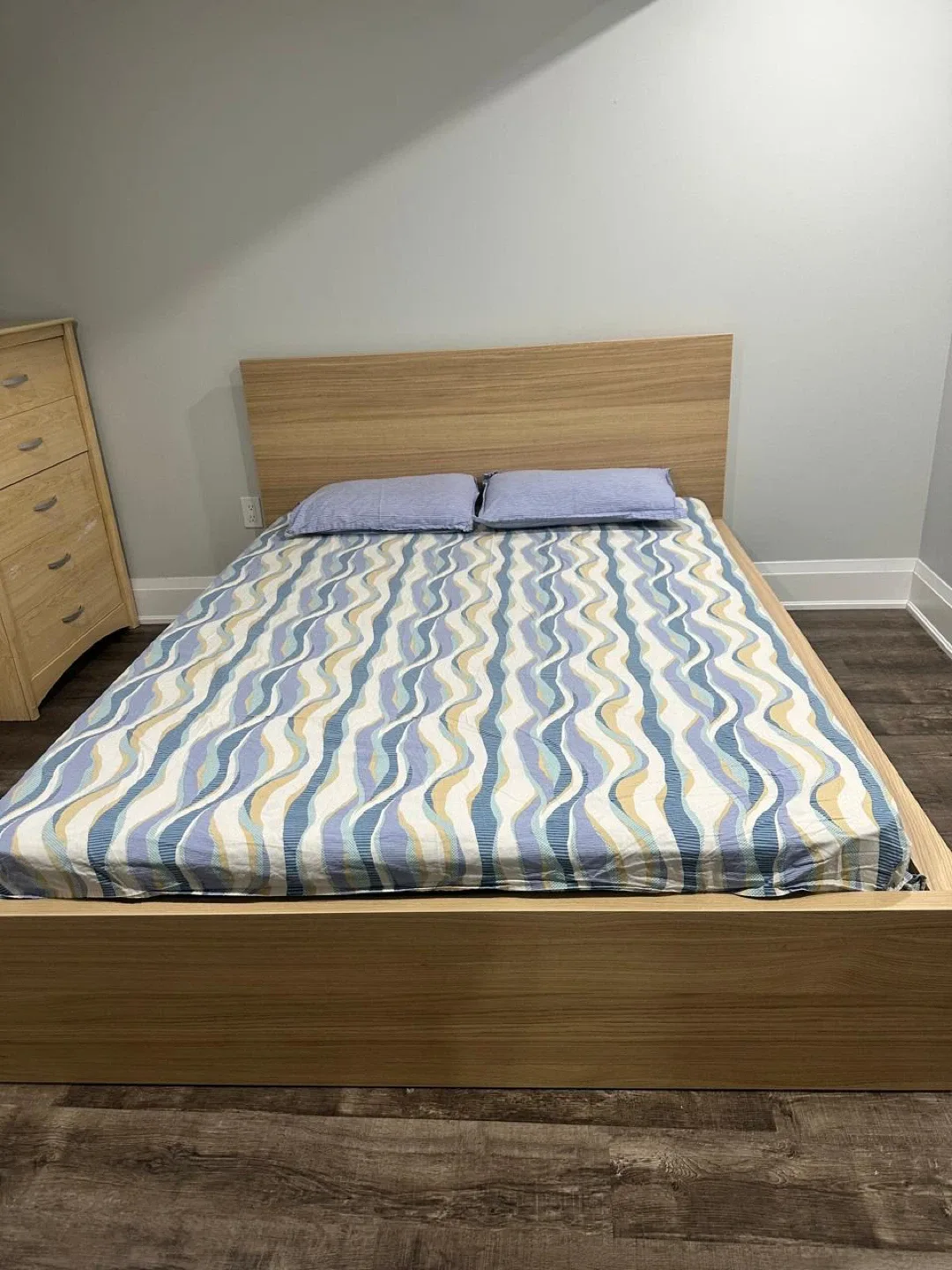 Assorted Furniture: Cabinet, Desk, Bed Frame, Sofa