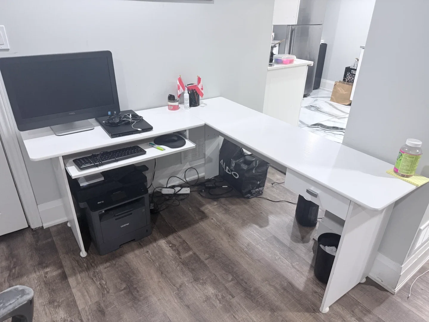 Assorted Furniture: Cabinet, Desk, Bed Frame, Sofa image indicator(4)