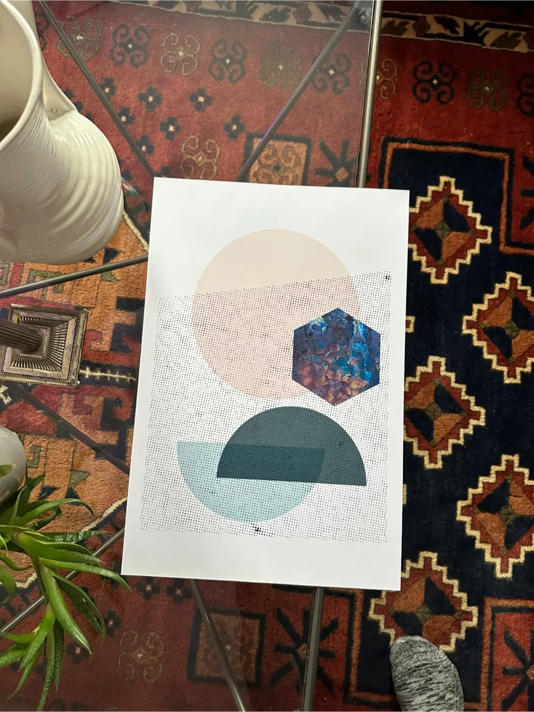 Geometric Abstract Art Print