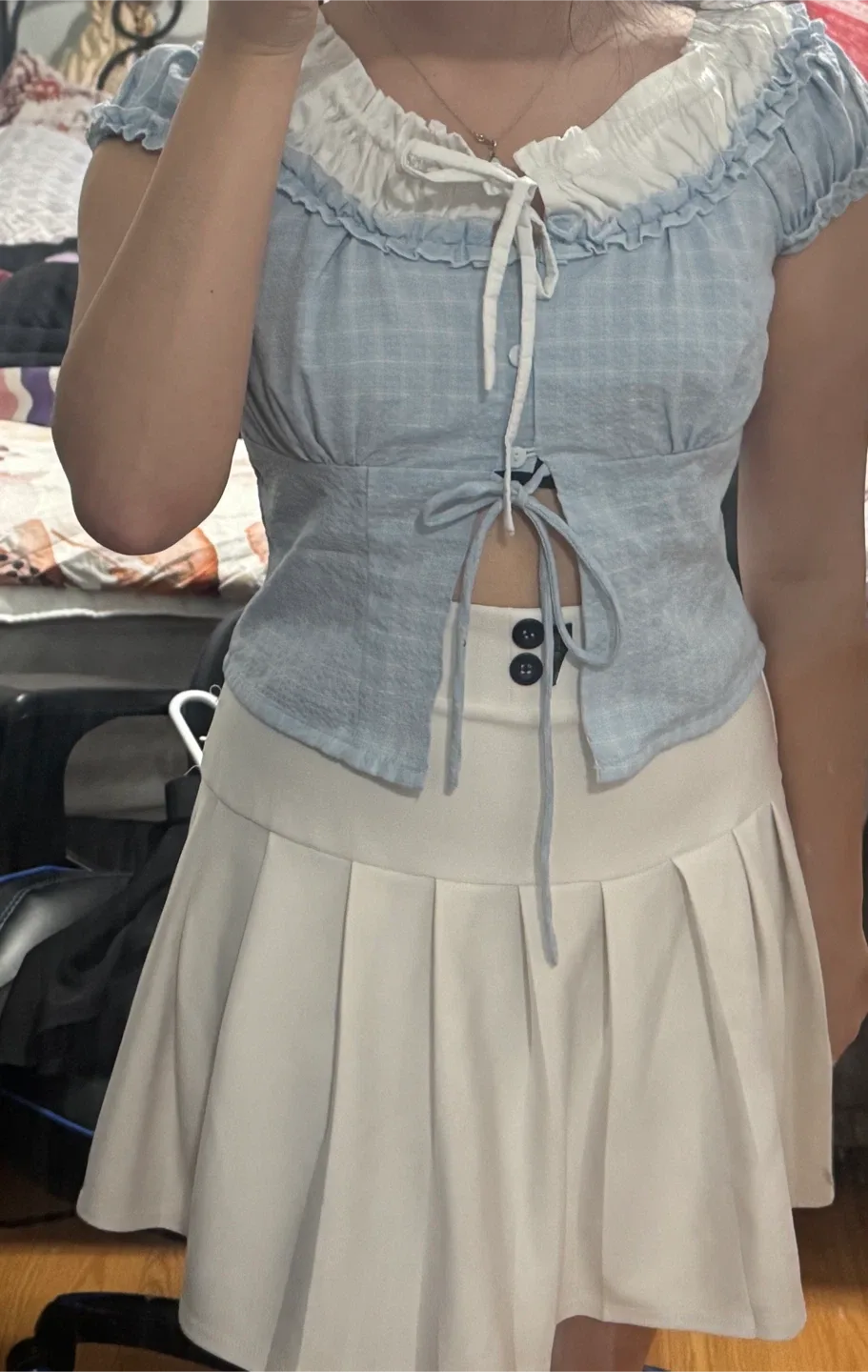 Mieu Checkered tops image indicator(3)