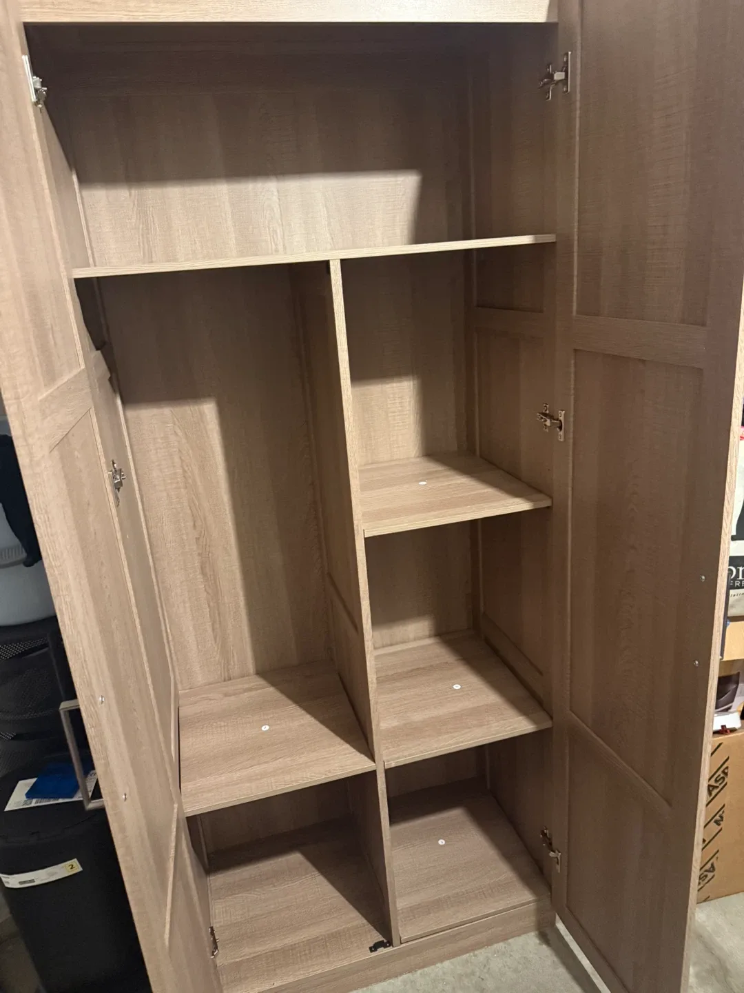 Wooden Wardrobe with Doors image indicator(3)