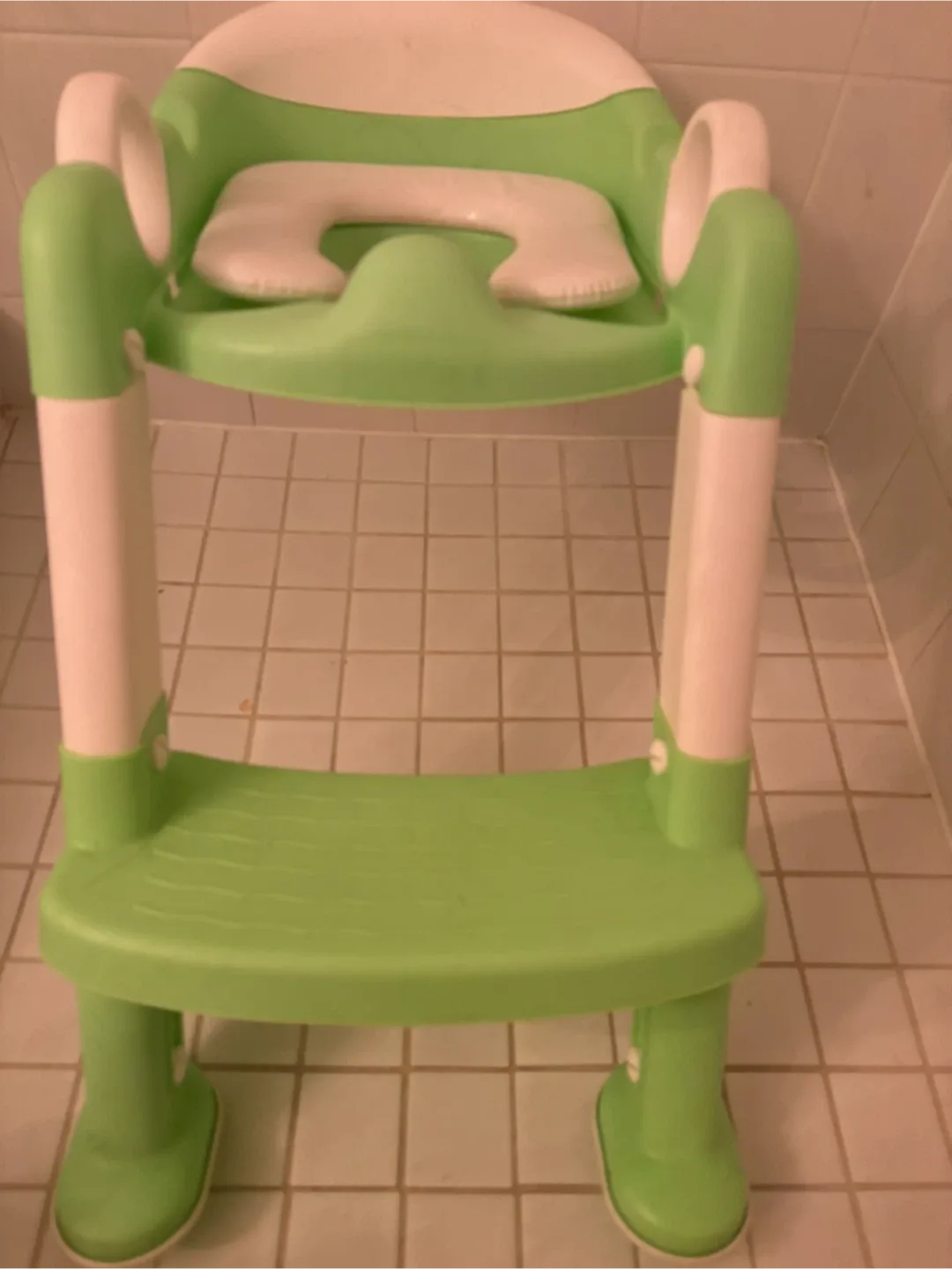 Green & White Potty Training Seat