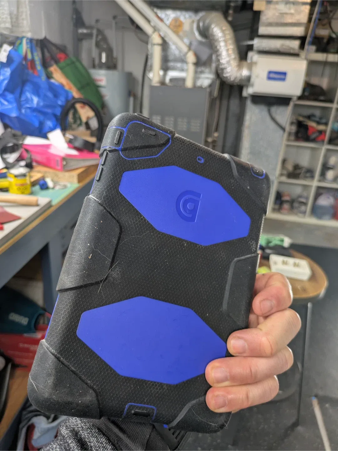 iPad in Blue Gumdrop Case image indicator(2)