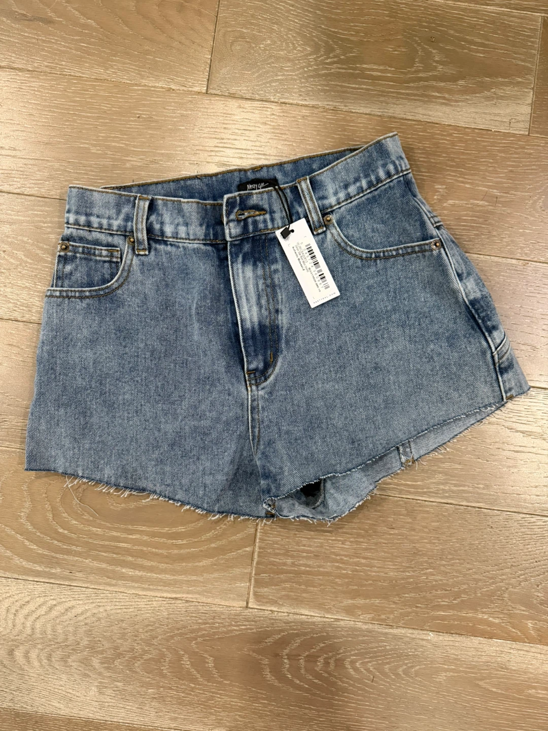 Nasty Gal Denim Star Shorts - Size US 4 - photo 2