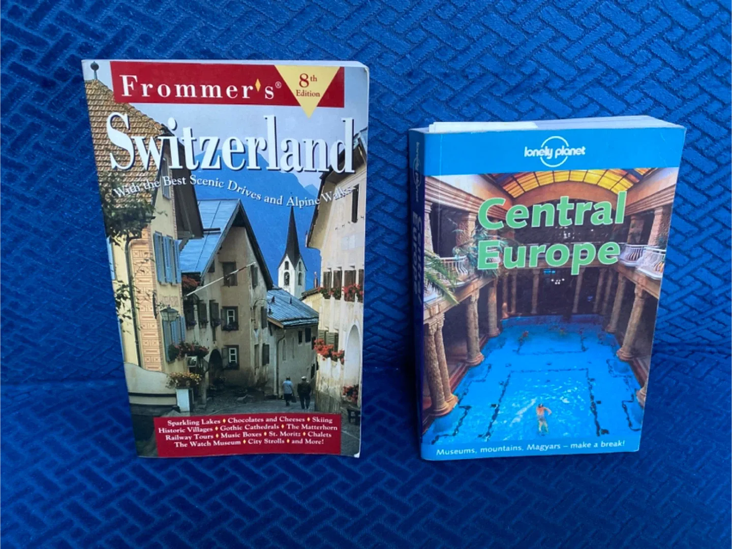 2 Books: Frommer's Switzerland & Lonely Planet Central Europe