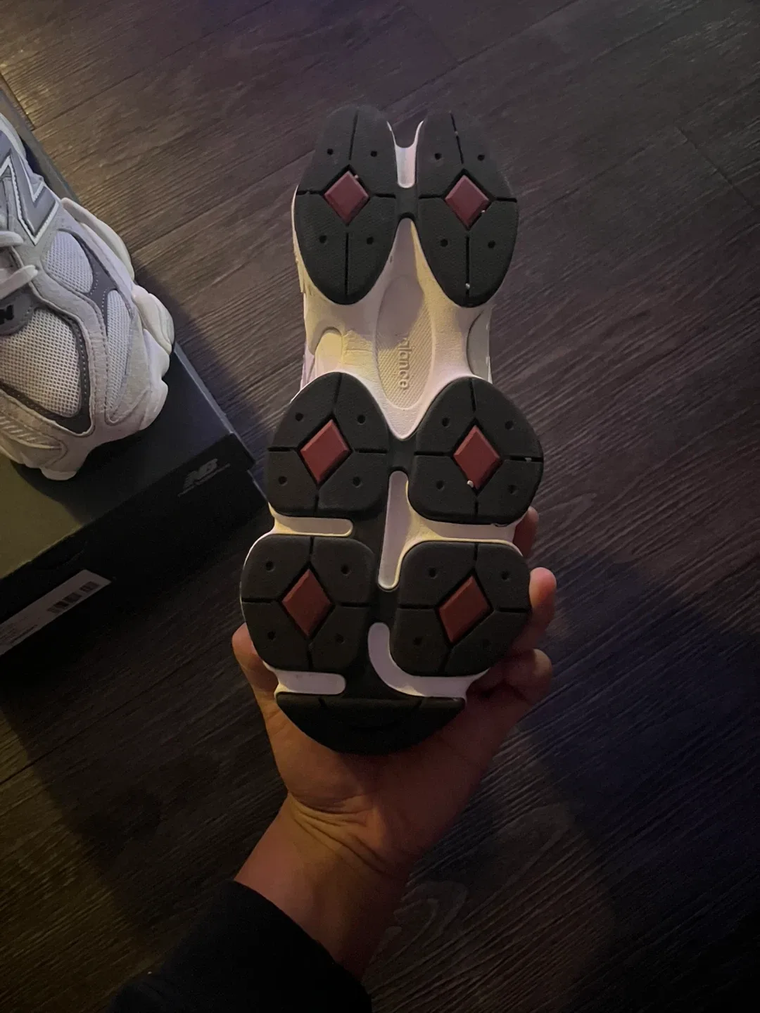 New Balance 9060 Grey Sneakers with Box image indicator(3)