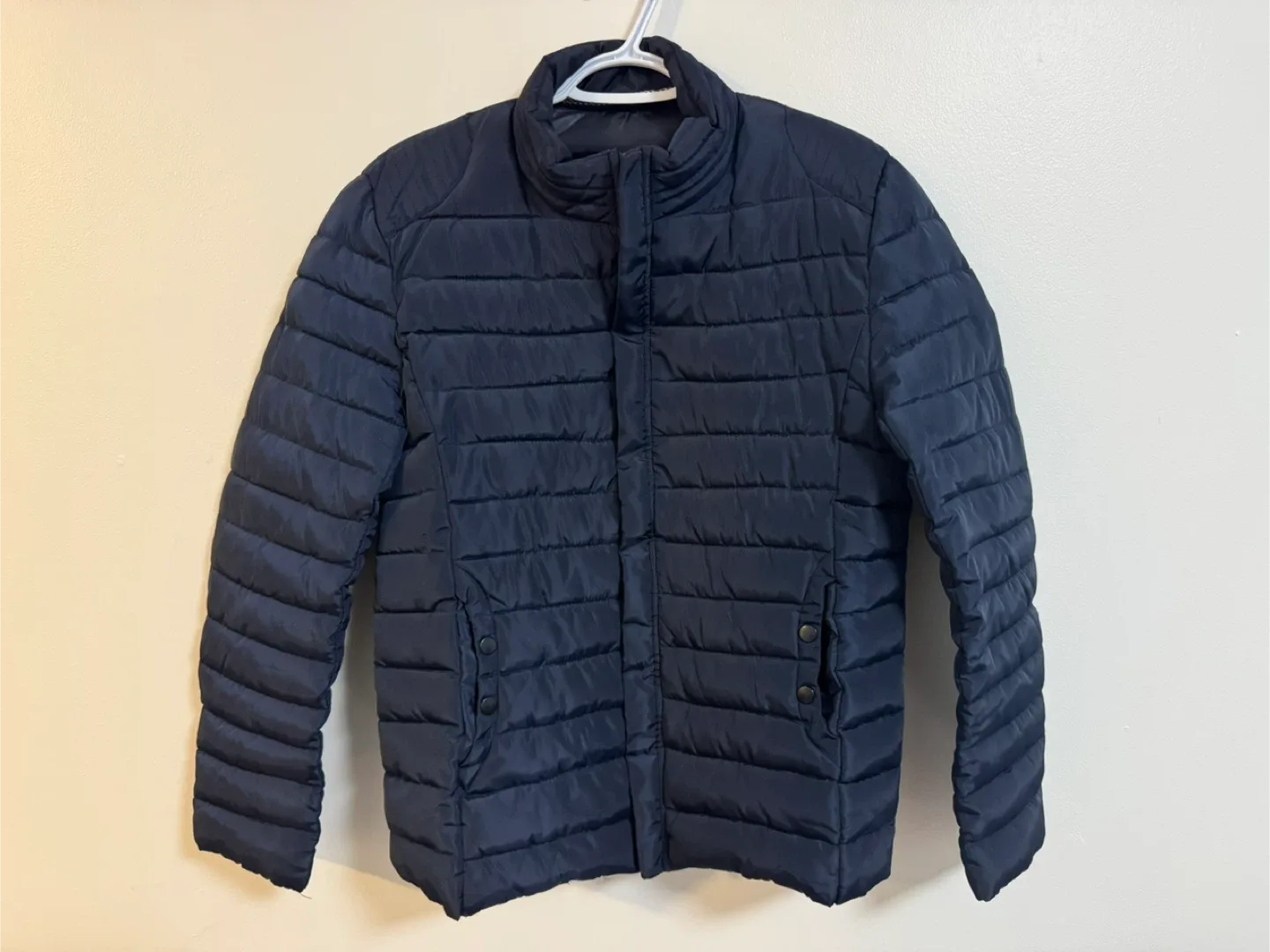 Puffer Jacket - Navy Blue (Medium)