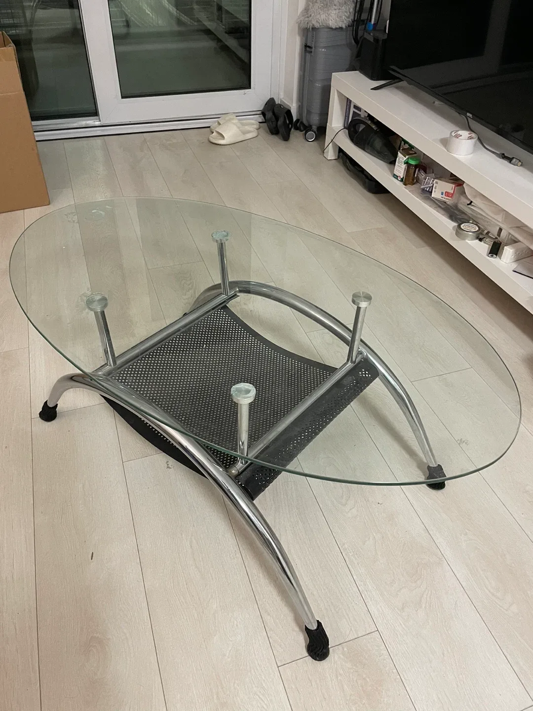 Coffee Table with Glass Top