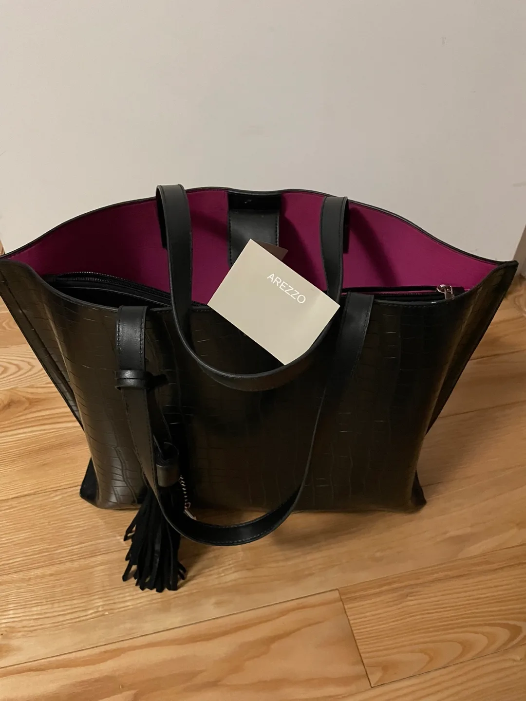 Arezzo Black Tote Bag image indicator(2)