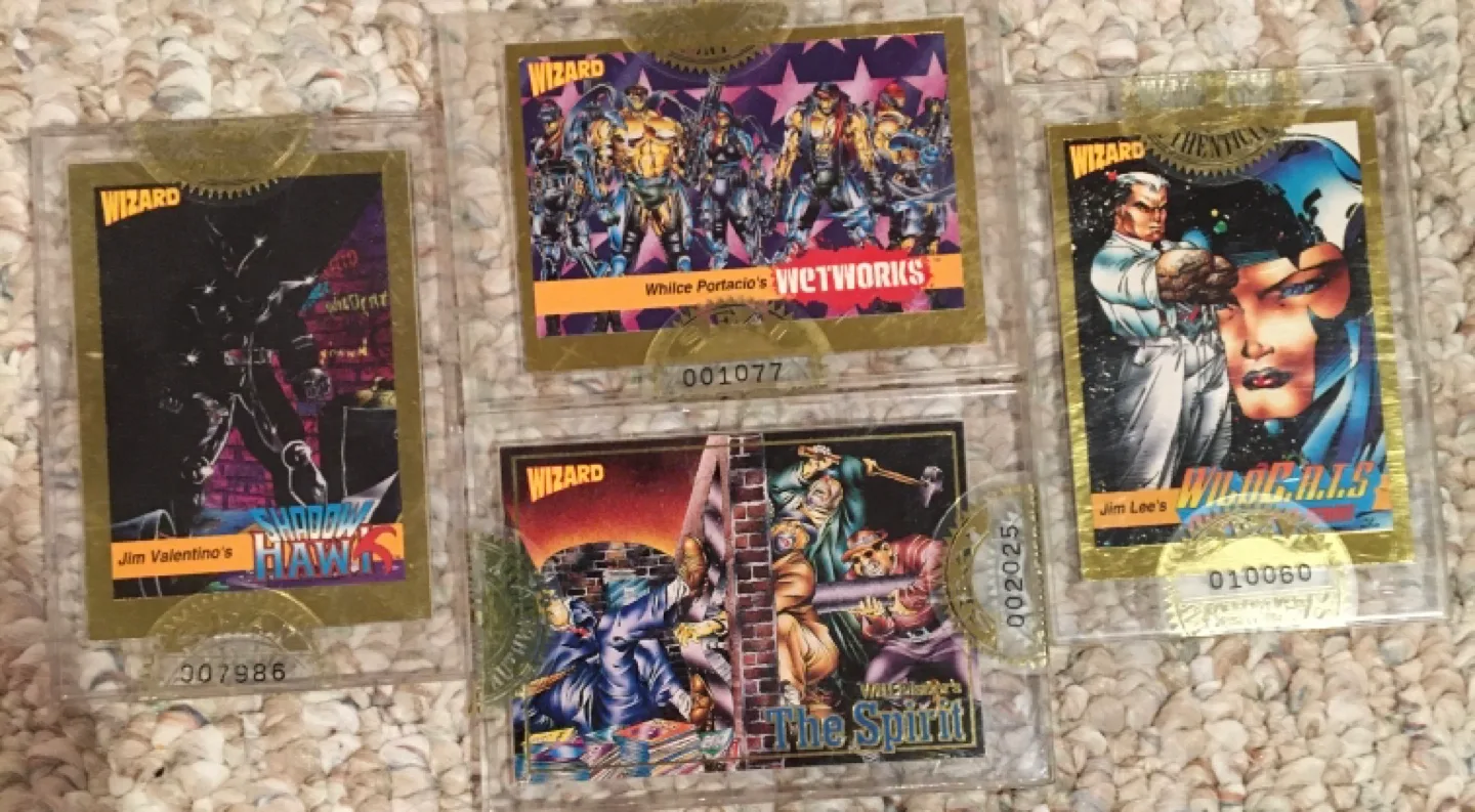 Wizard Authentic Comic Trading Cards