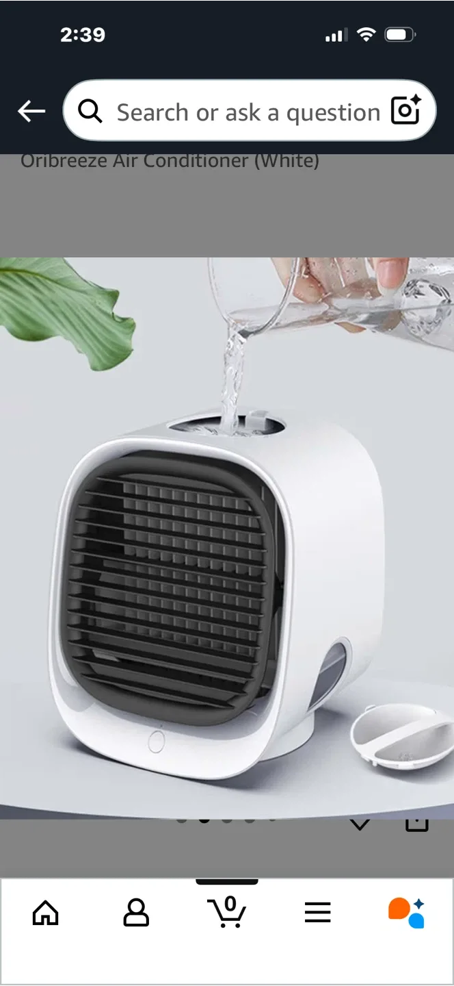 Oribreeze Portable Air Conditioner, White image indicator(5)