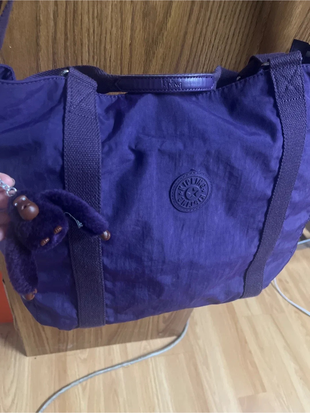 Kipling Purple Tote Bag image indicator(2)