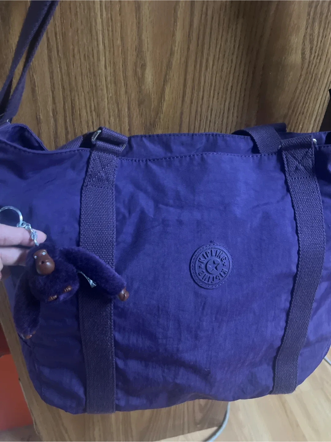 Kipling Purple Tote Bag image indicator(6)