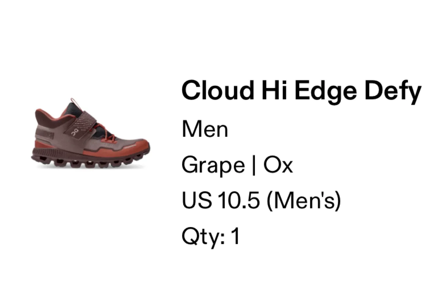 ON men’s shoes Hi Edge Defy image indicator(5)